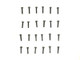 Heat N Glo, Majestic & SimpliFyre Hex Screws - 24 Pack (419-802/24)