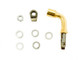 Quadra-Fire Cumberland Gap Right Door Handle Assembly - Gold (7006-035)