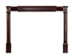 Quadra-Fire Cast Trim Kit - Porcelain Mahogany (811-0960)
