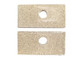 Quadra-Fire Rear Firerick with Hole - 2 Pack (SRV435-0800)